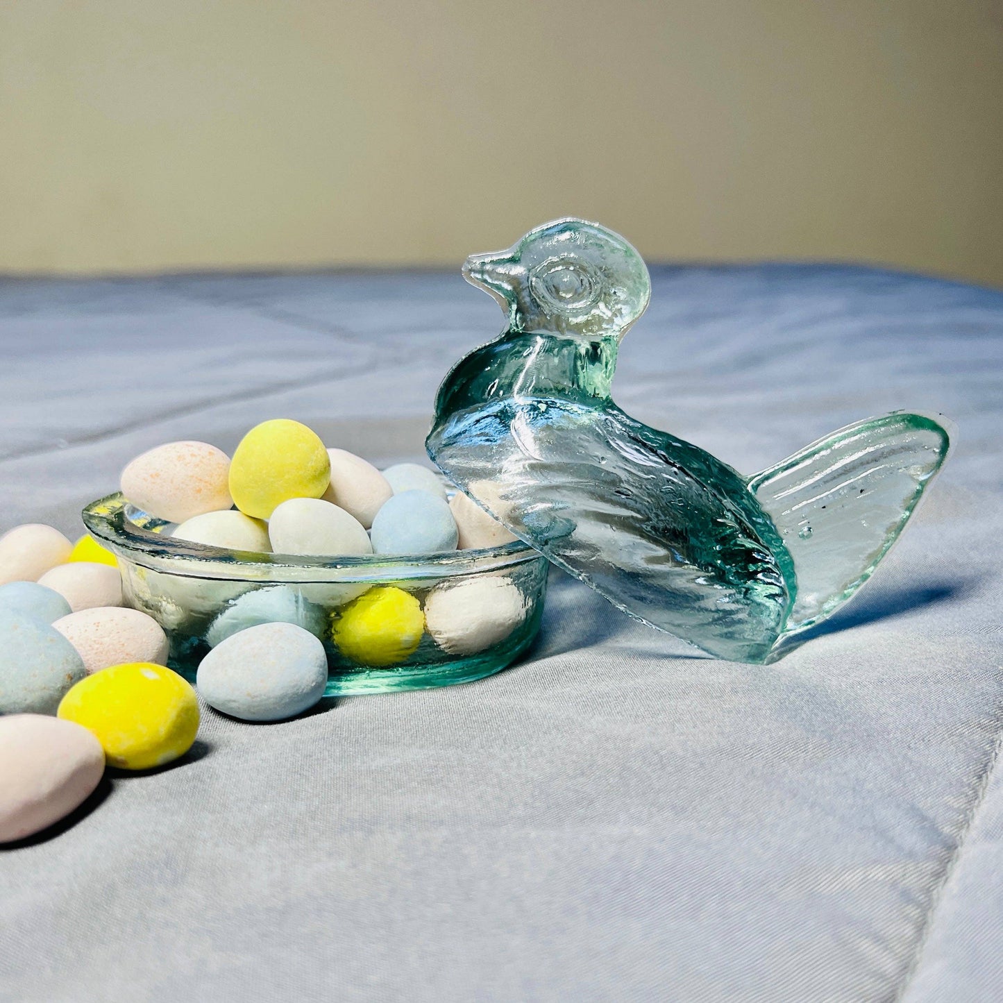 Nesting Hen Bowl - EUCALYPTUS | Hand Blown Glass