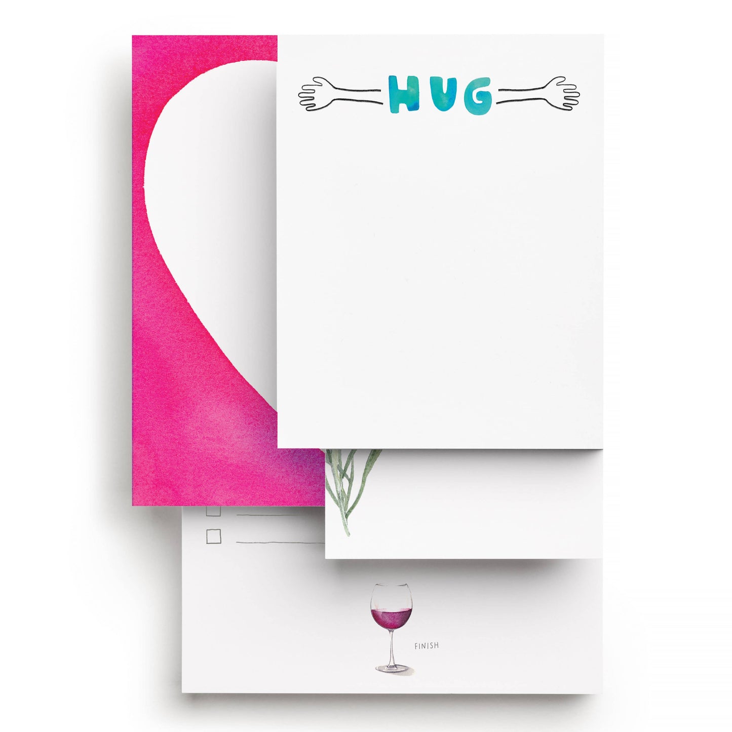 E. Frances Paper - Happy Dots Exclamation Square Notepad