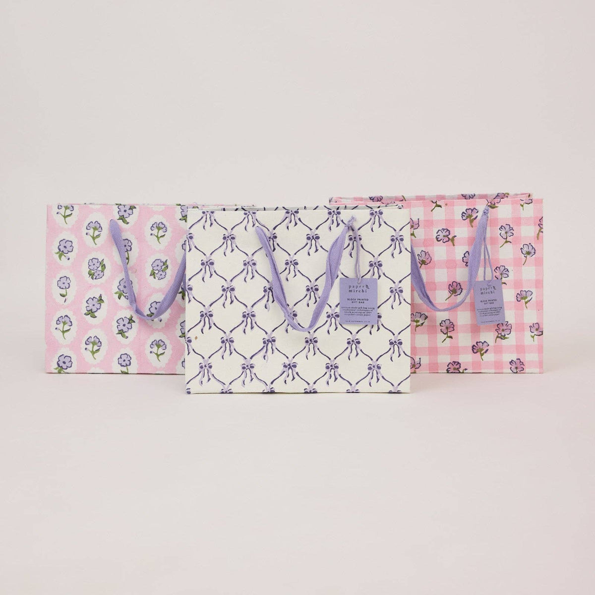 Violet Meringue Gift Bags - Medium
