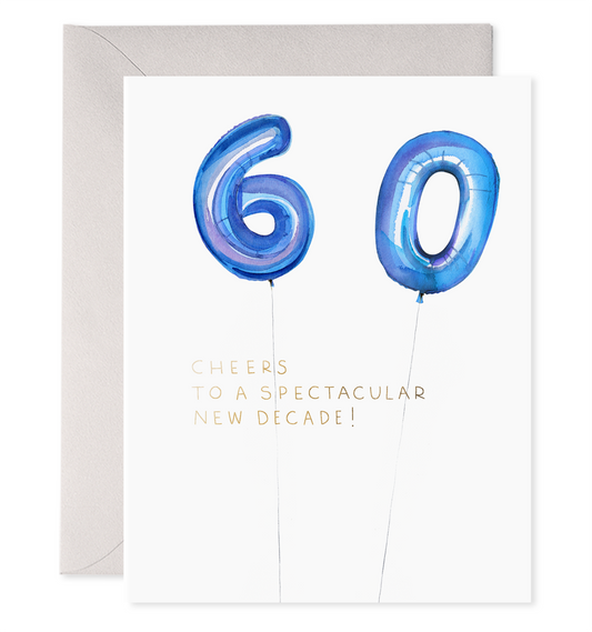 E. Frances Paper - Helium 60 | 60th Birthday Greeting Card