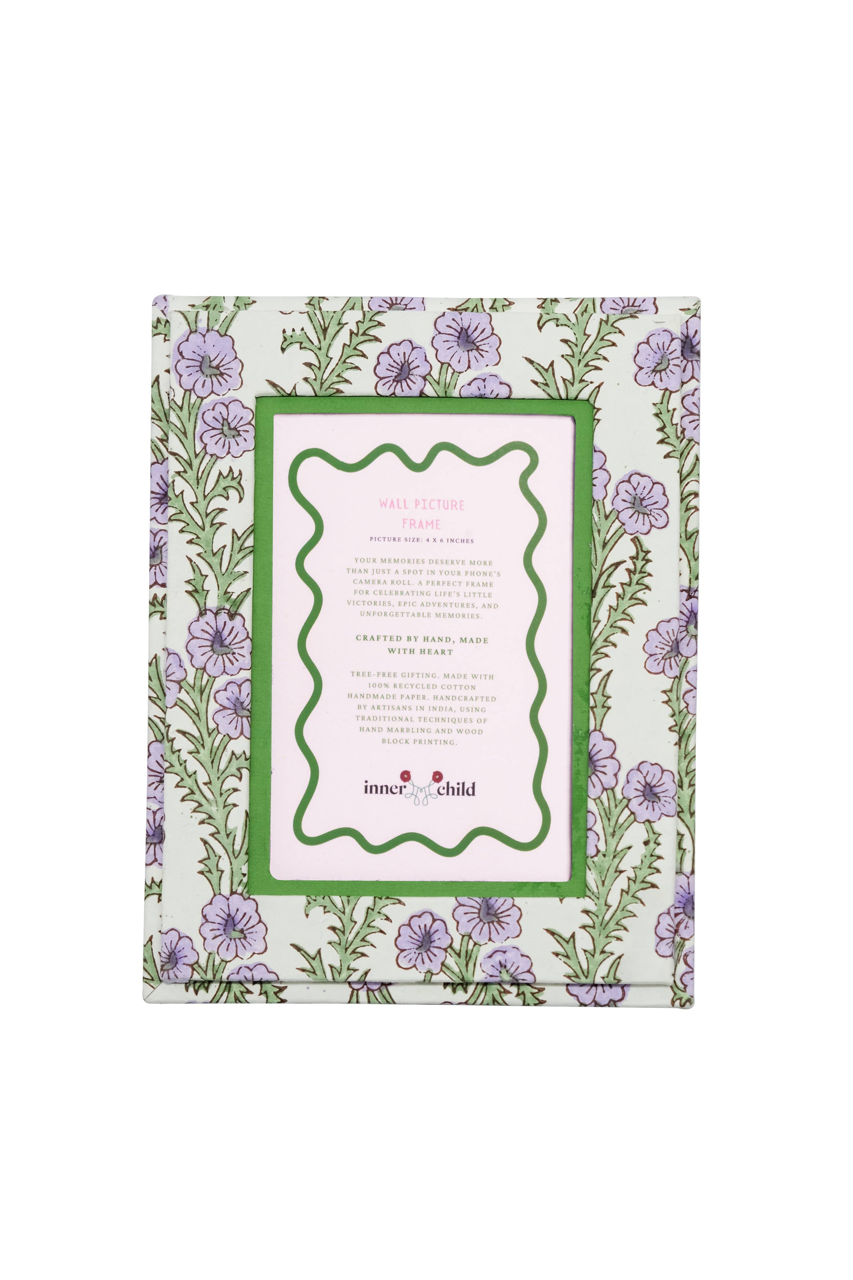 Purple Forget-Me-Not Picture Frame - Thumbnail 2