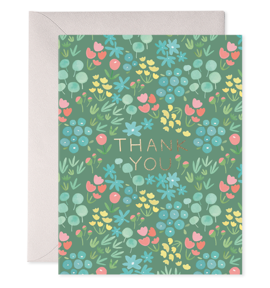 E. Frances Paper - Sage Meadow Thank You Greeting Card