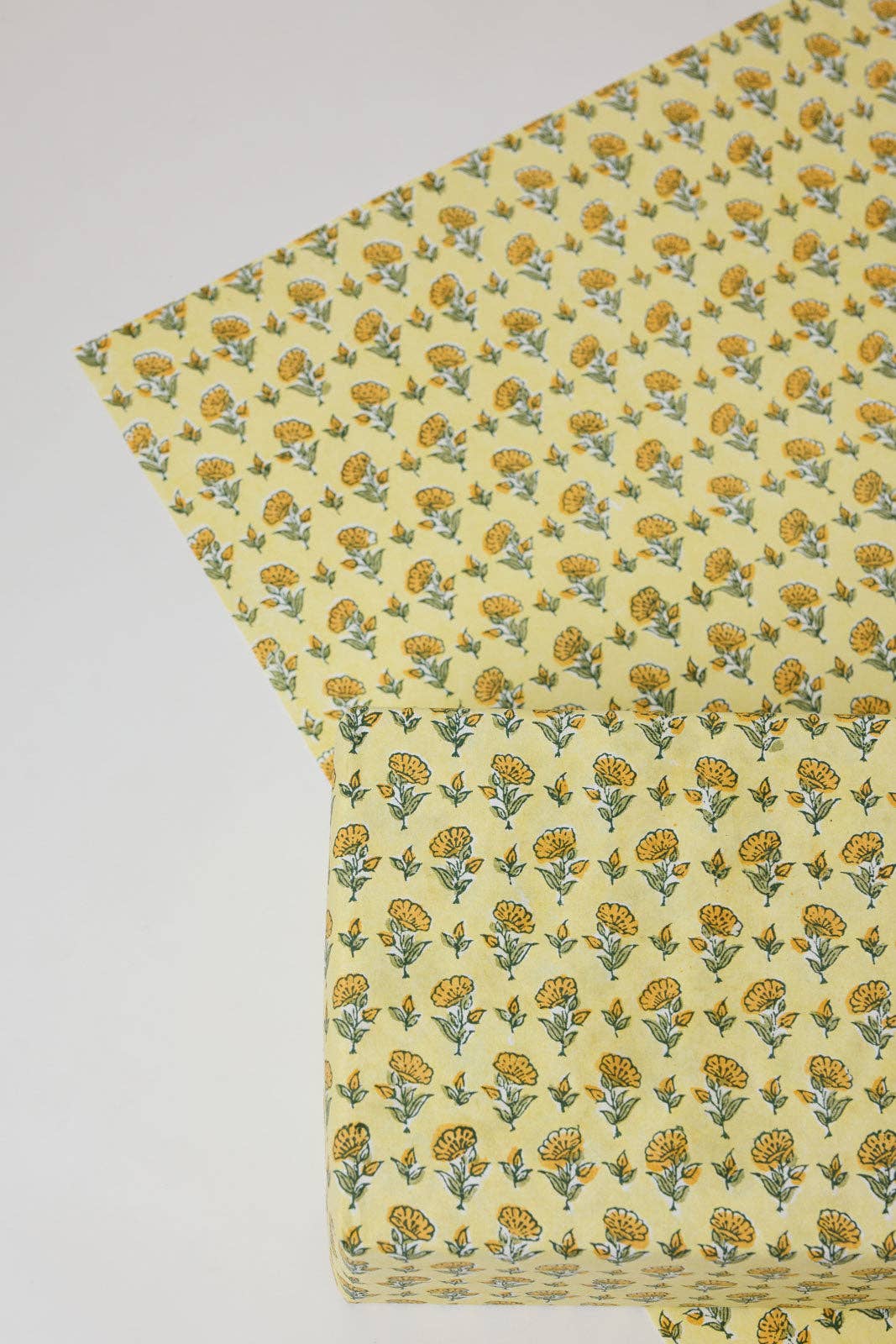 Ditsy Floral Sunshine Wrapping Paper Sheets
