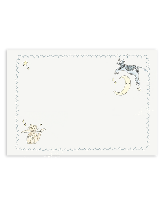 Sarah Writes In Ink - Over the Moon Stationery Set - Blank