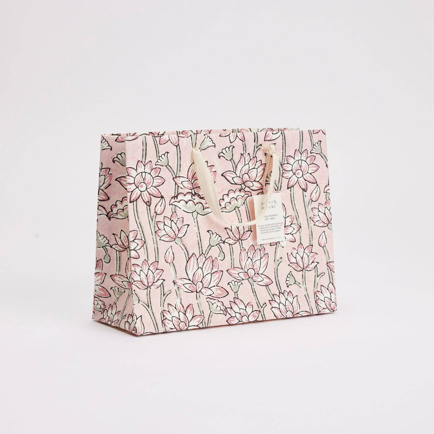 Printed Gift Bags (Medium) - Pink Earth