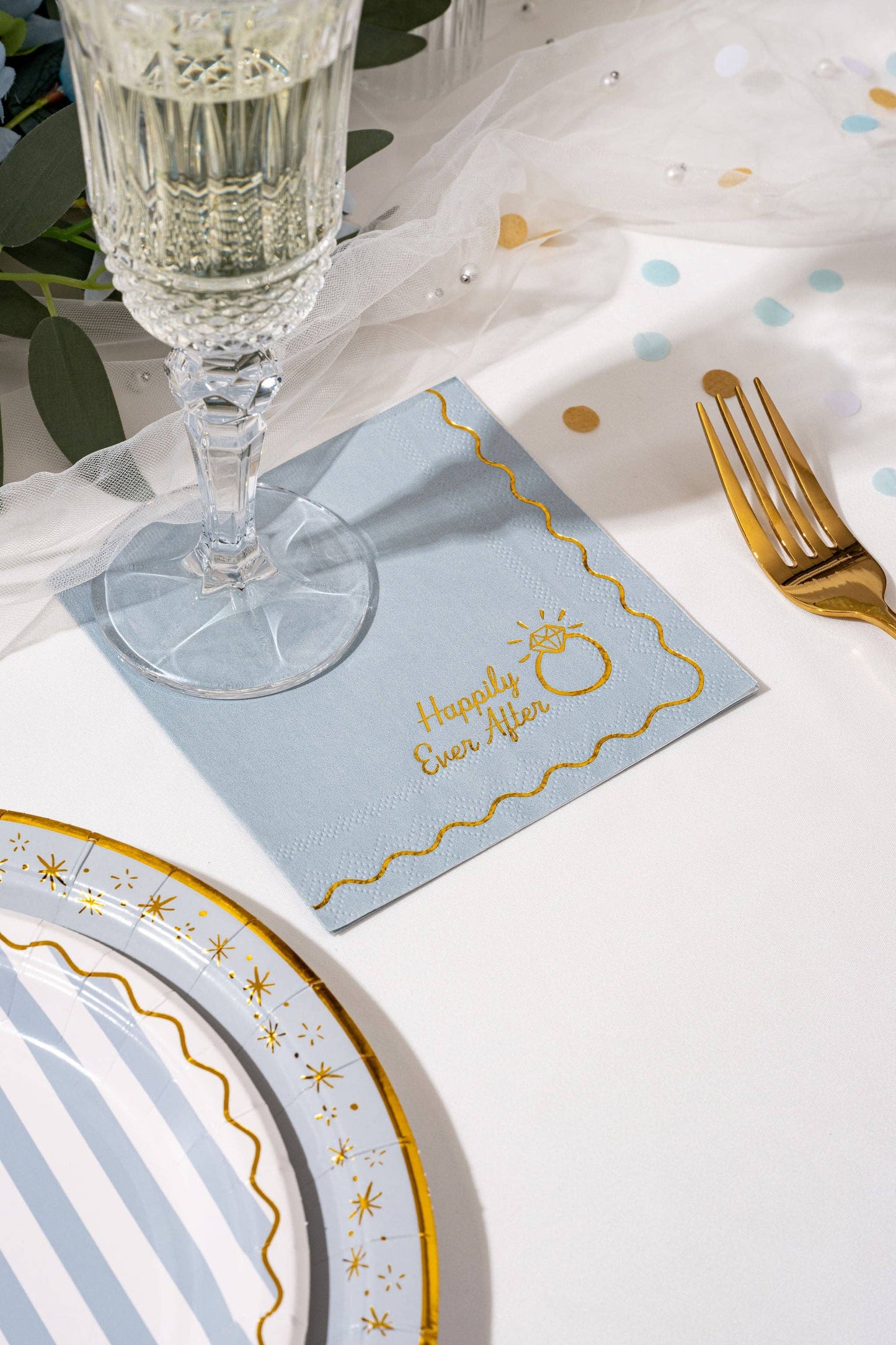 Emergency Confetti - Happily Ever After Cocktail Napkin