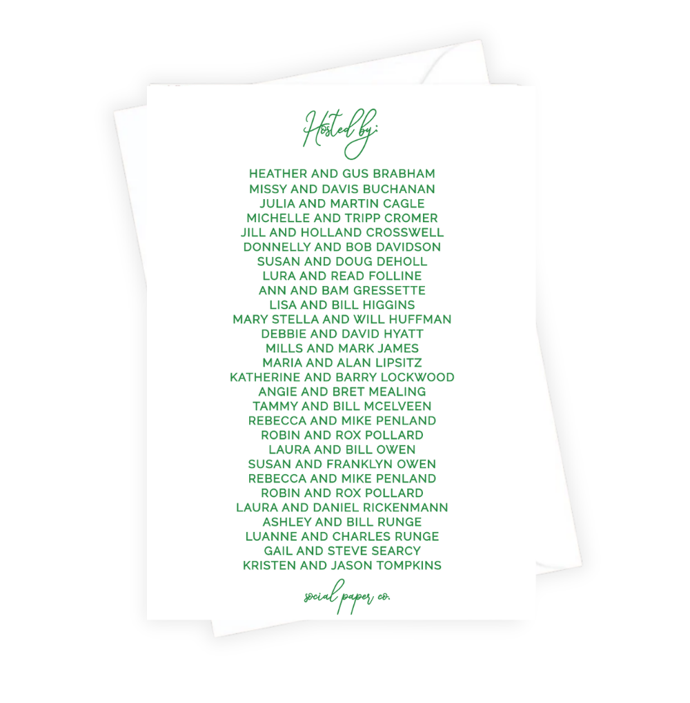 Classic Engagement Party Invitation