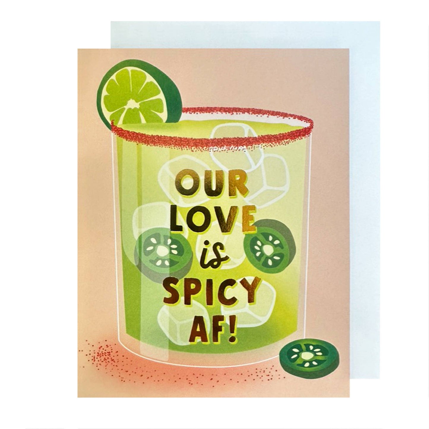 The Social Type - Spicy Love Margarita Love Card