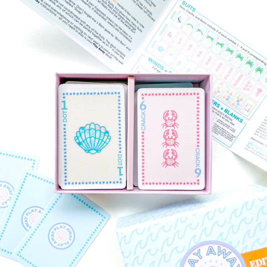 Beach Playing Mahjong Card Deck
