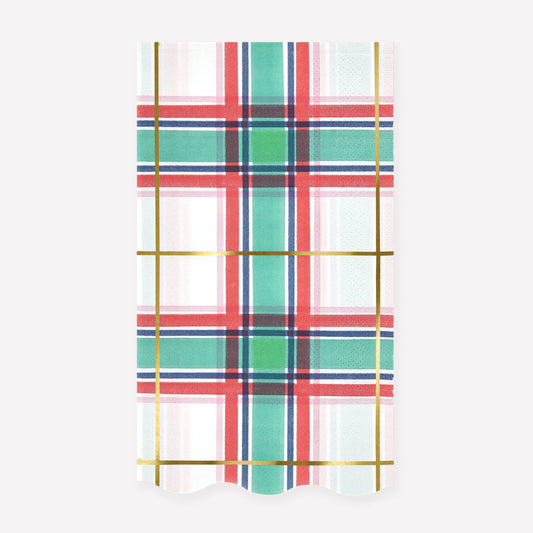 Tartan Guest Towels