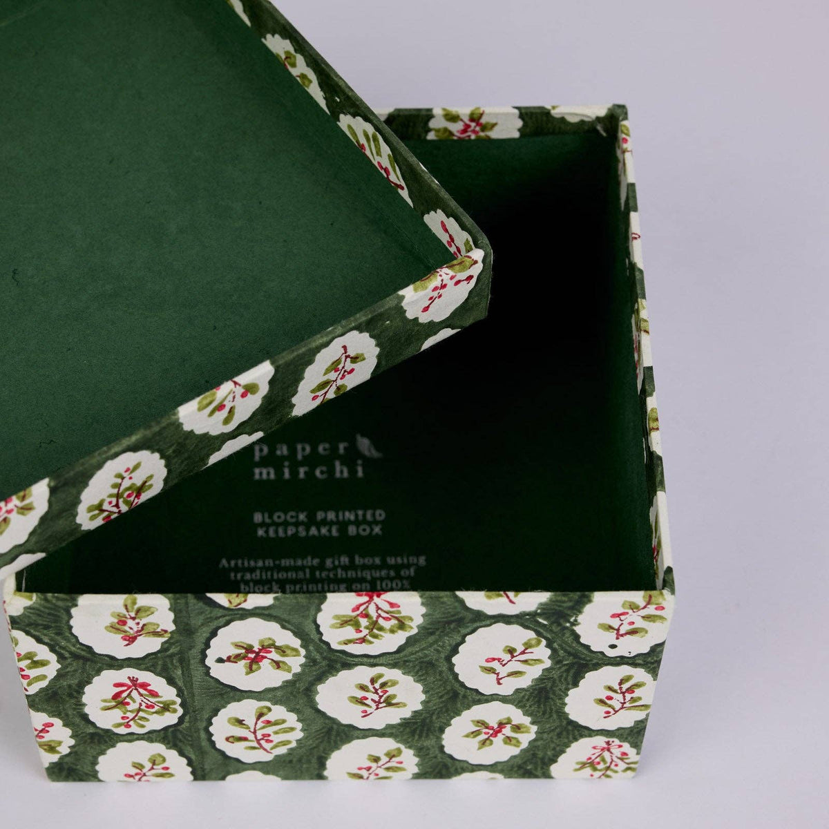 Block Printed Gift Boxes - Christmas Play