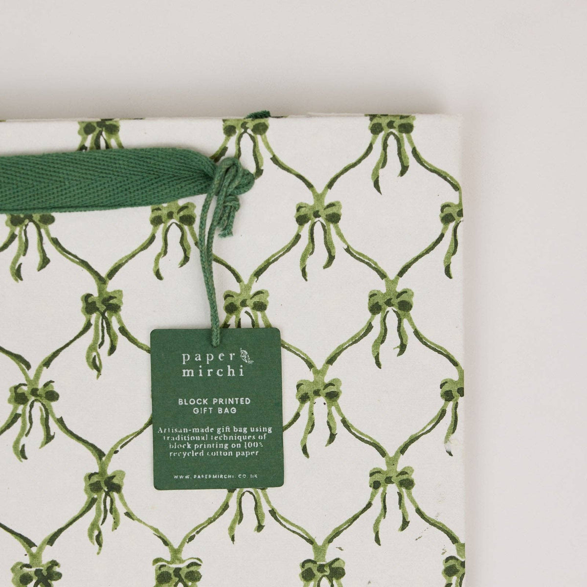 Holly Green Gift Bag