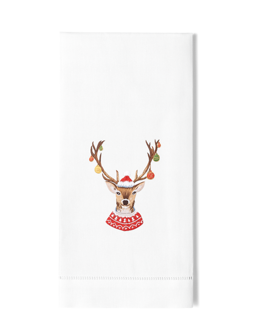 Henry Handwork - Ornament Antlers Hand Towel