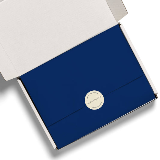 Red Cap Cards - Royal Blue tissue paper