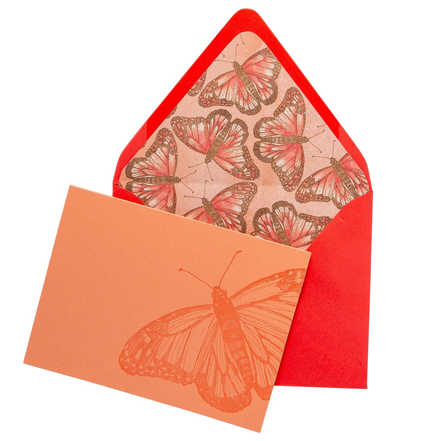 Butterfly | Folded Fancy Notecards | Letterpress Stationery