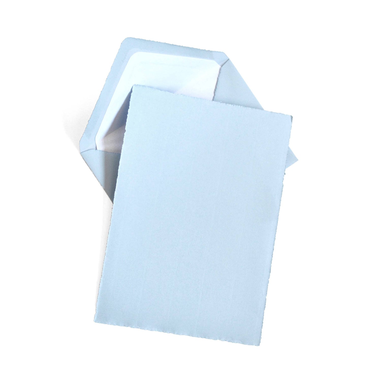 Classic Laid Deckle Edge Sheet Correspondence Gold Box