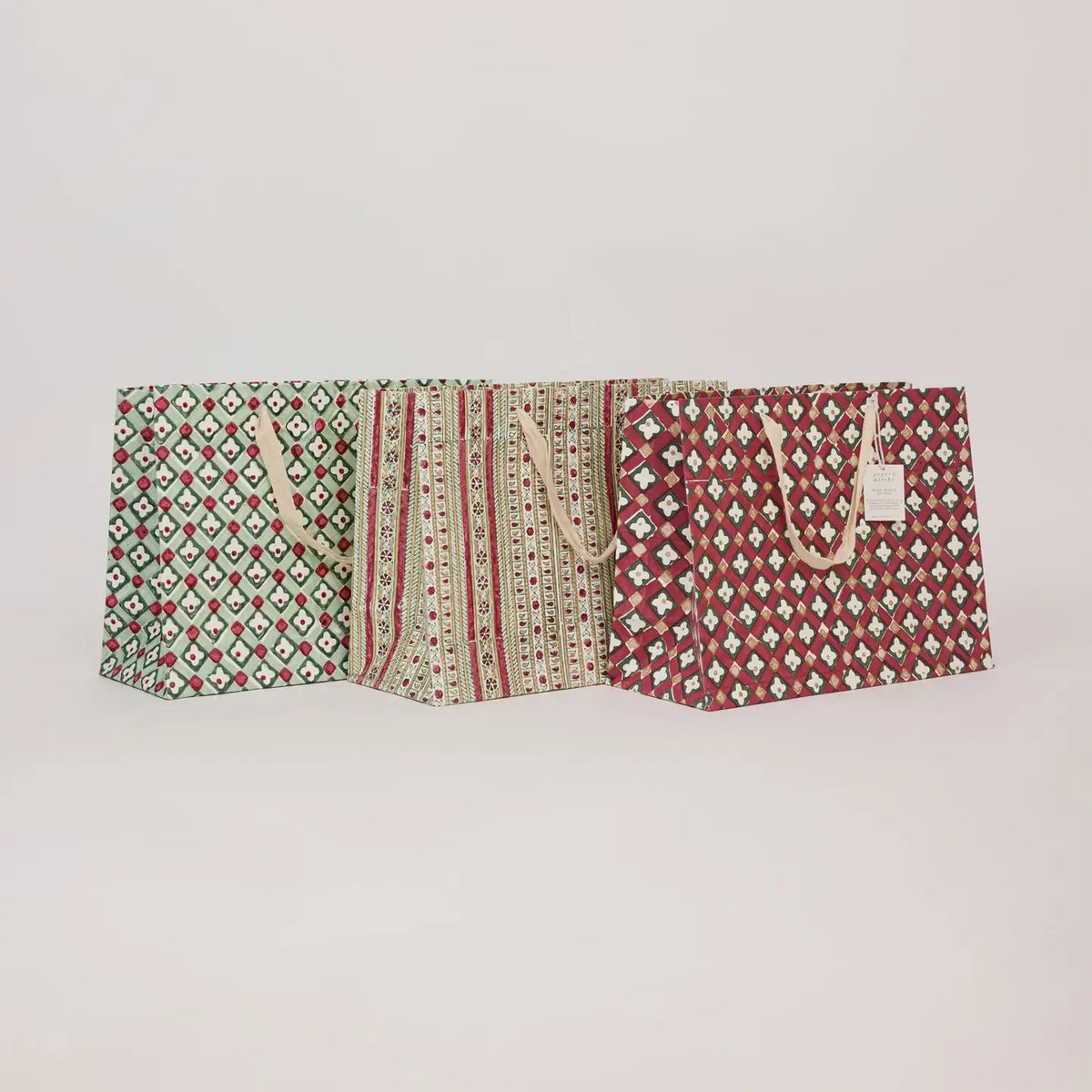 Traditional Christmas Gift Bags - Large
