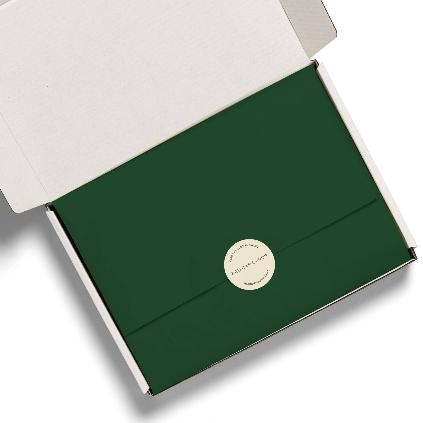 Red Cap Cards - Evergreen tissue paper
