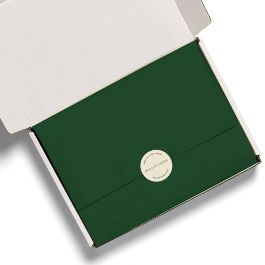 Red Cap Cards - Evergreen tissue paper
