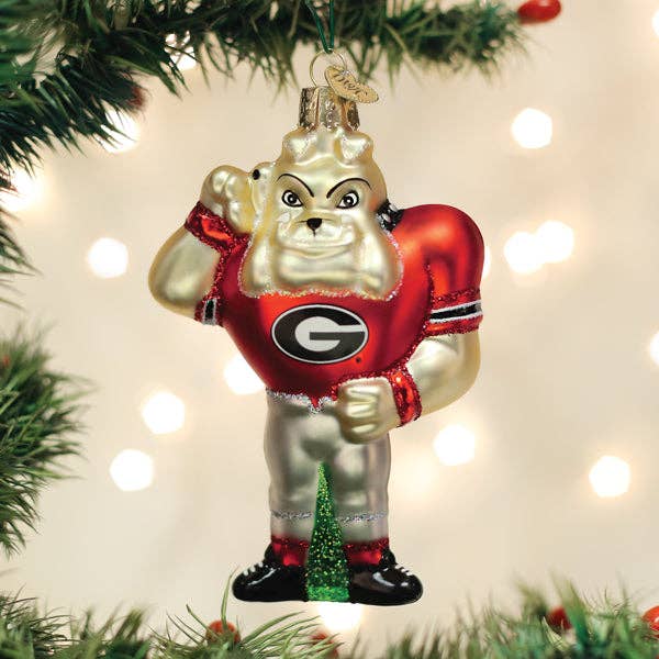 Old World Christmas - Georgia Hairy Dawg Ornament