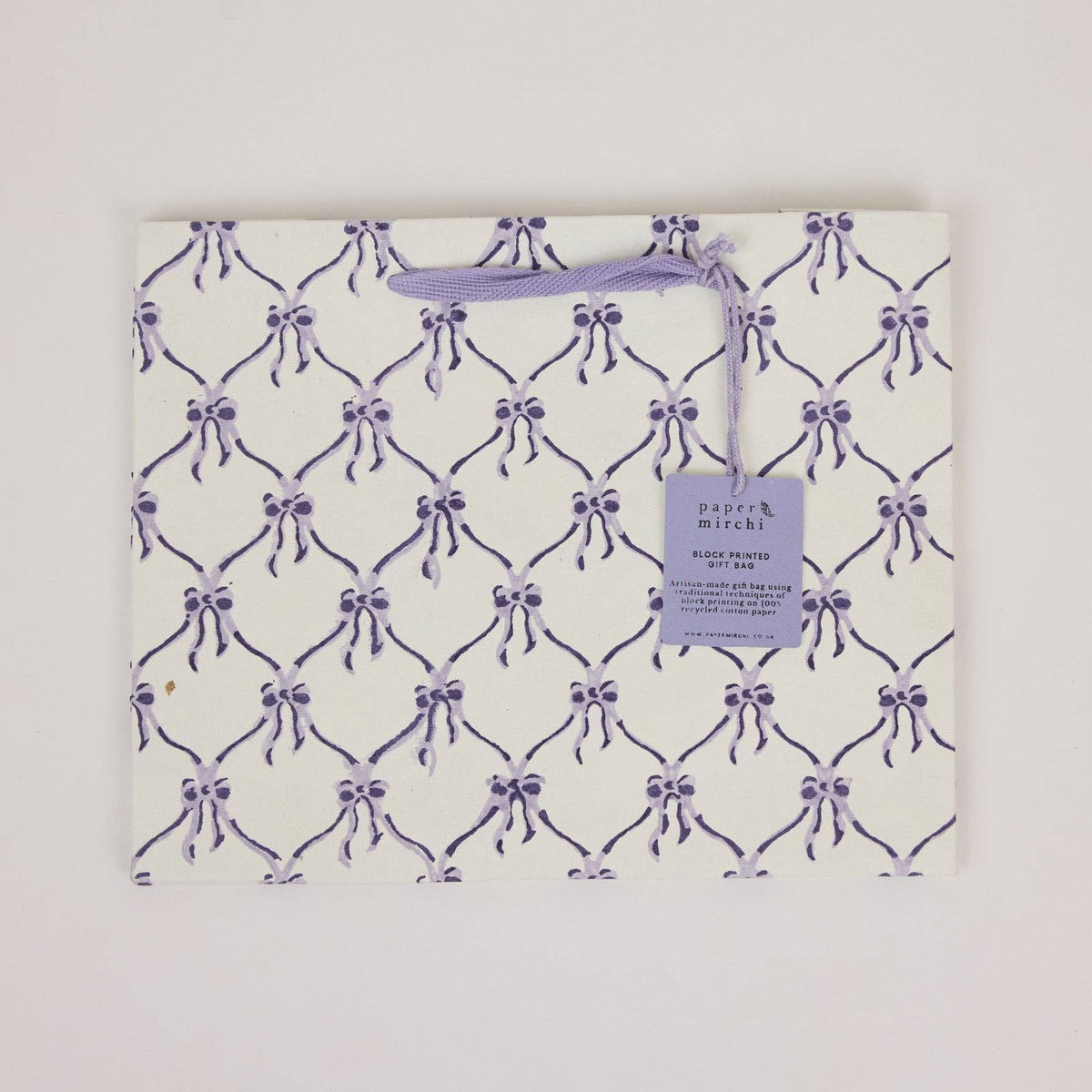 Violet Meringue Gift Bags - Medium
