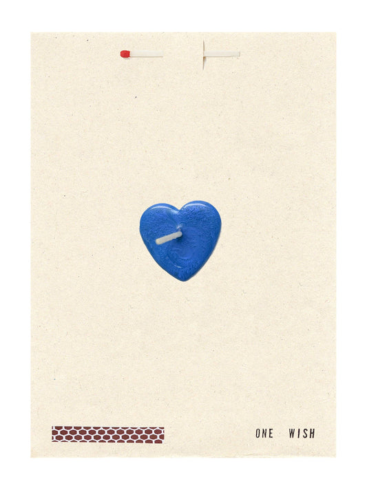 Wish Cards - Blue Heart