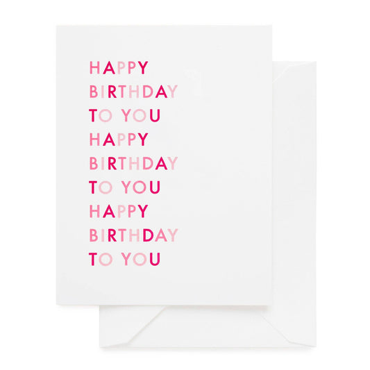 Happy Birthday To You