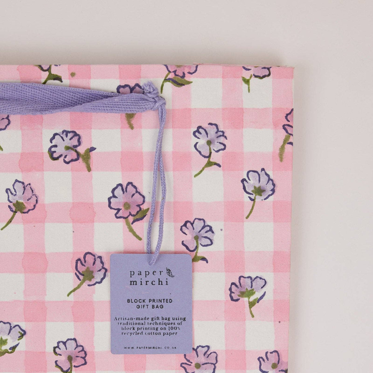 Violet Meringue Gift Bags - Medium