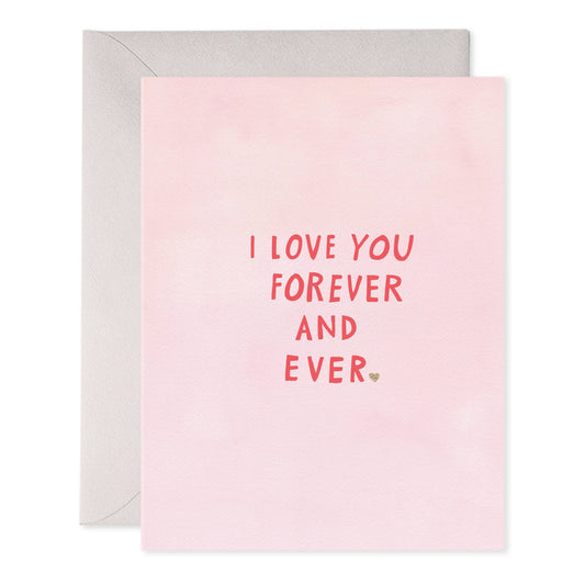 E. Frances Paper - Pink Forever and Ever | Valentine's Day Greeting Card