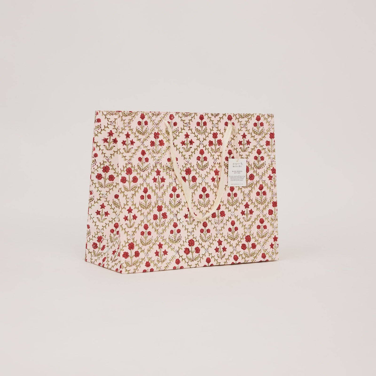 Winter Red Gift Bags - Large