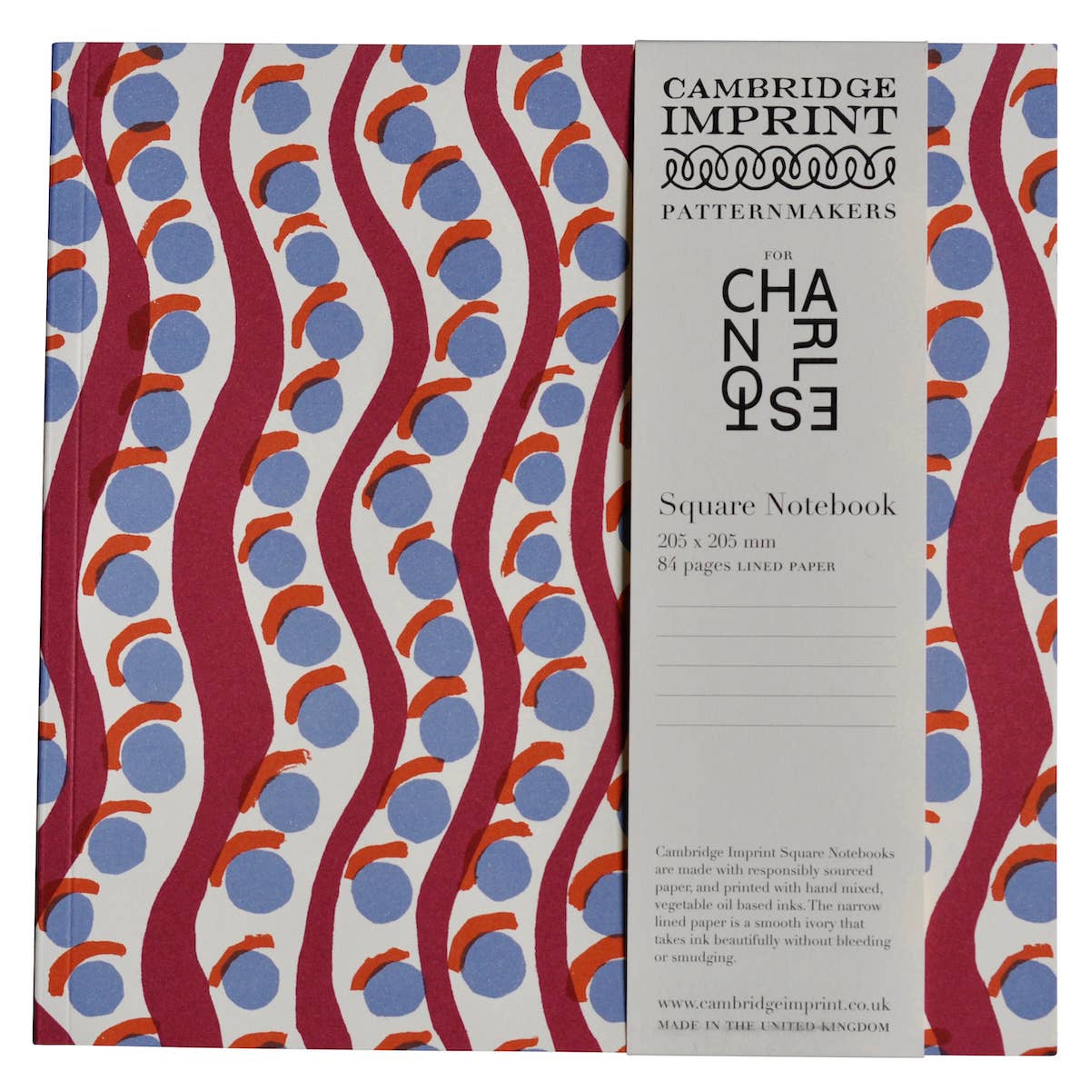 Charleston Scumble Square Notebook