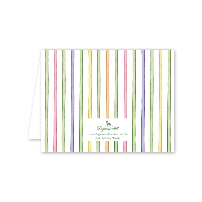 Alphabet Blooms Birthday Card
