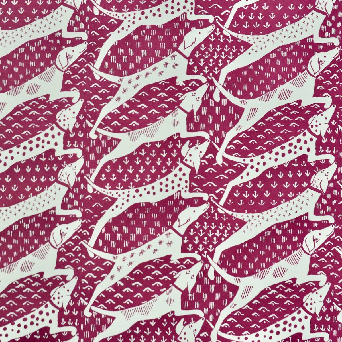 Cambridge Imprint - Patterned Paper Dogs Blackcurrant Squash