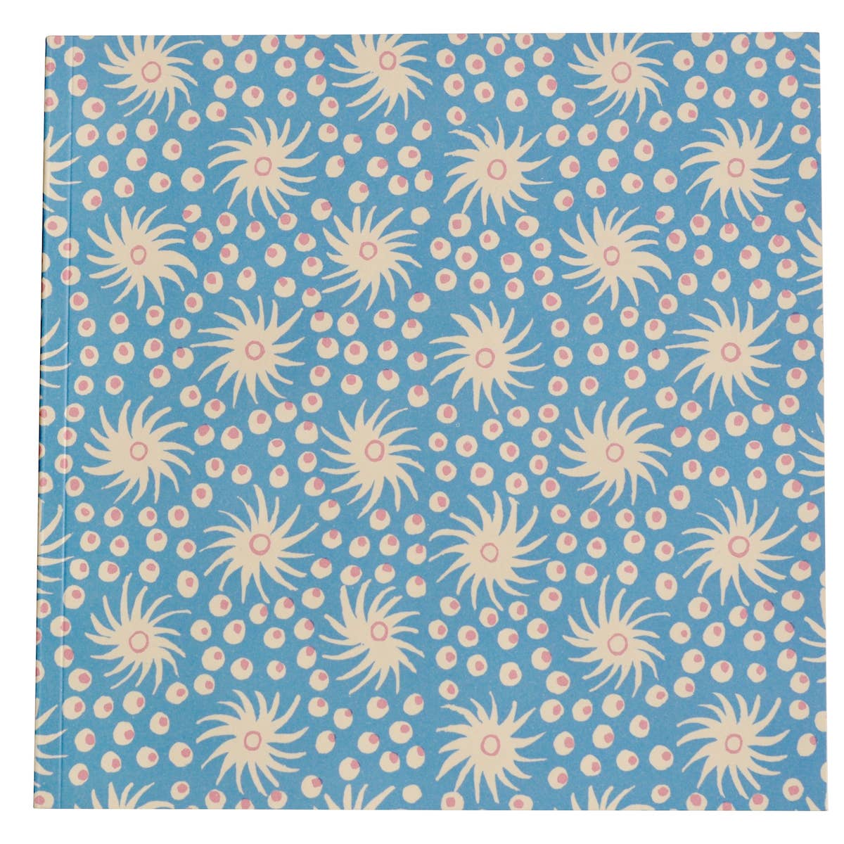 Milky Way Blue and Pink Square Notebook
