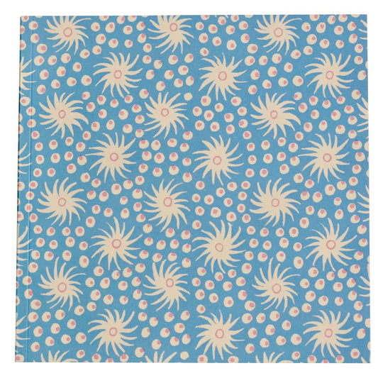Milky Way Blue and Pink Square Notebook