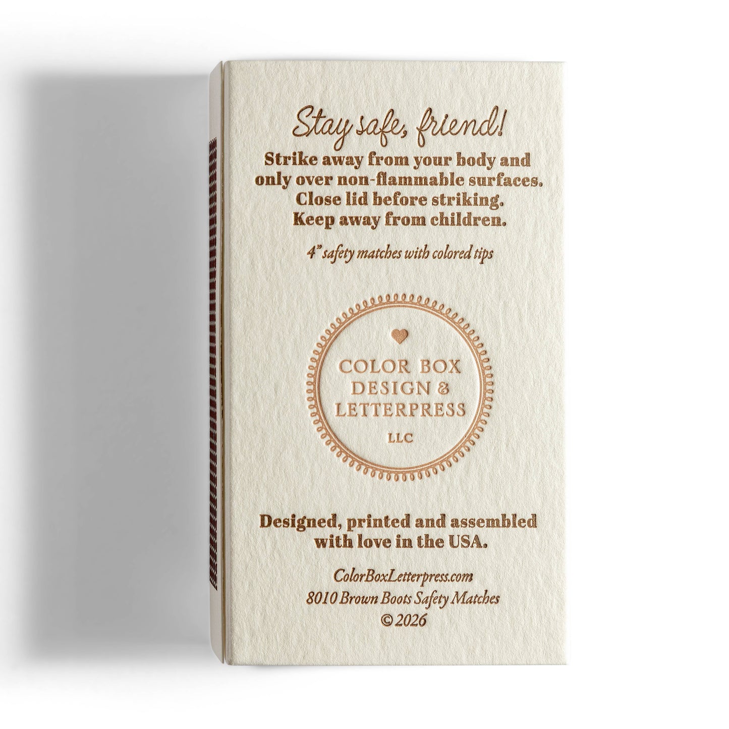 Brown Cowboy Boots | Fun & Fancy Safety Matches