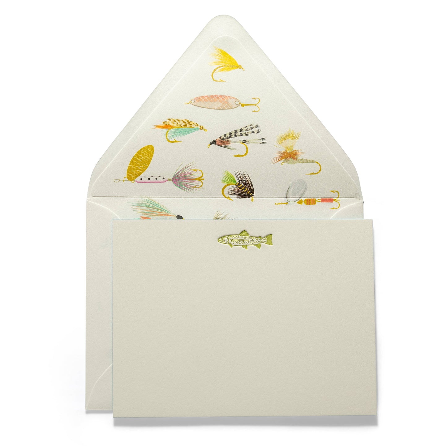 Rainbow Trout | Fancy Pants Letterpress Flat Notecards