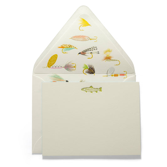 Rainbow Trout | Fancy Pants Letterpress Flat Notecards