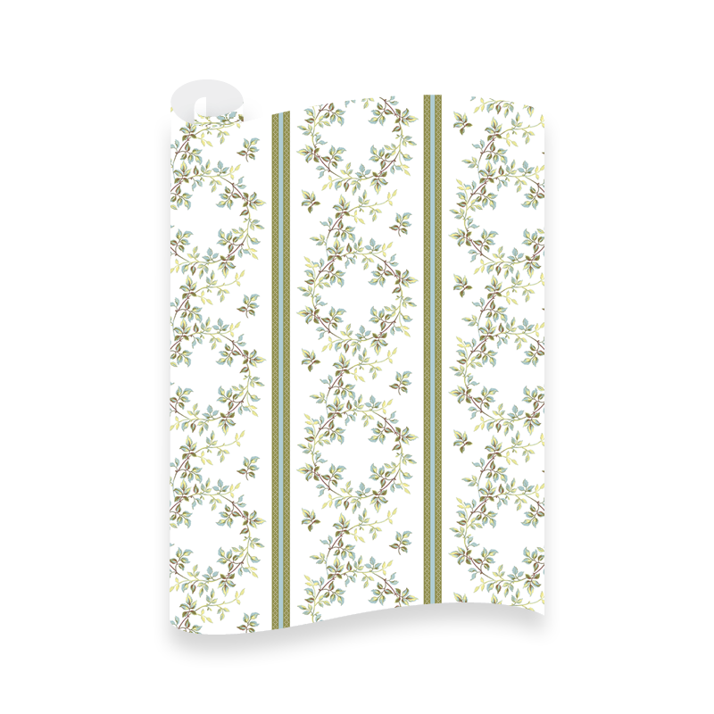 Vigne Fleuie Wreath Wrapping Paper Roll