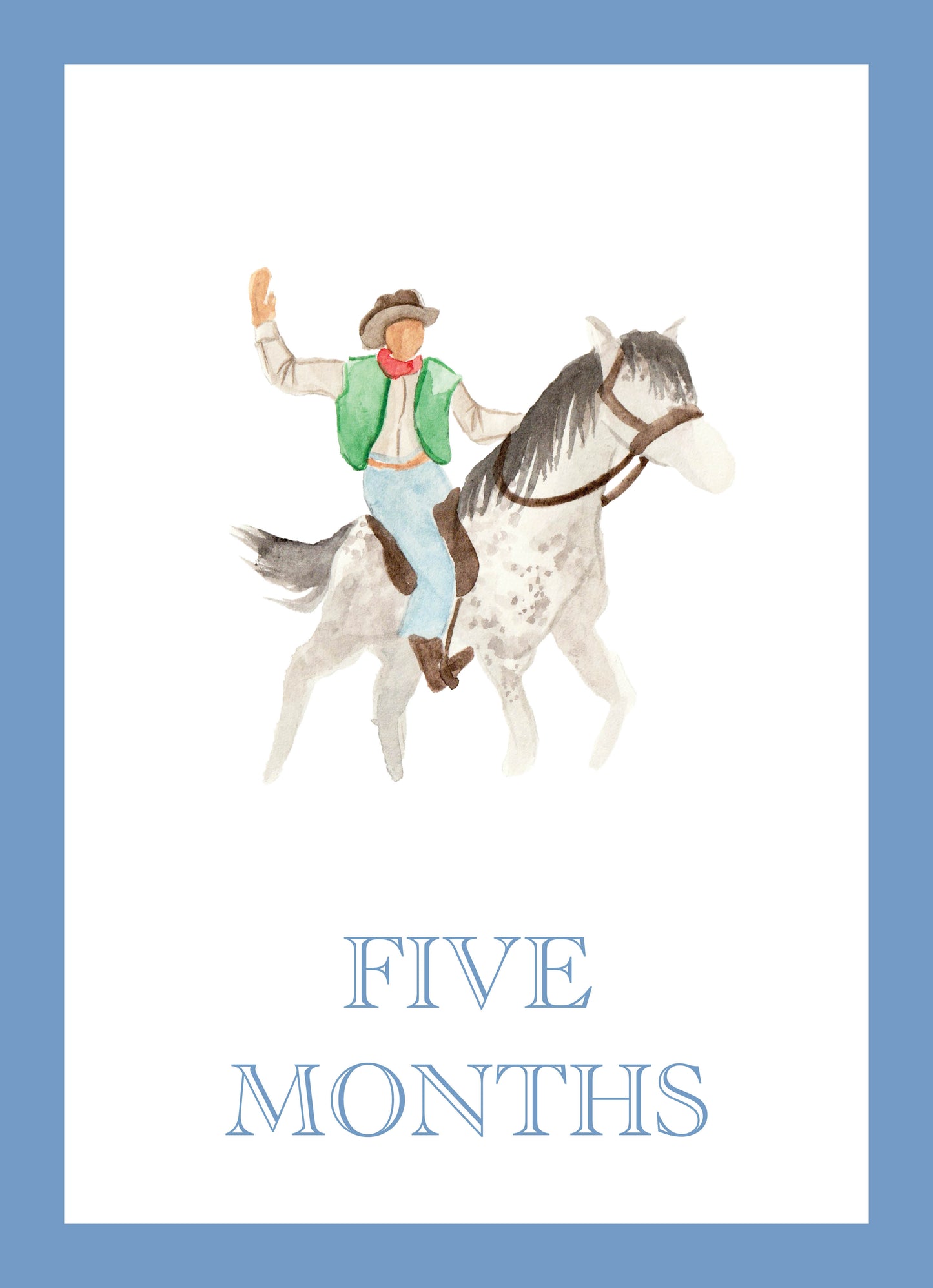 Baby Boy Milestone Cards