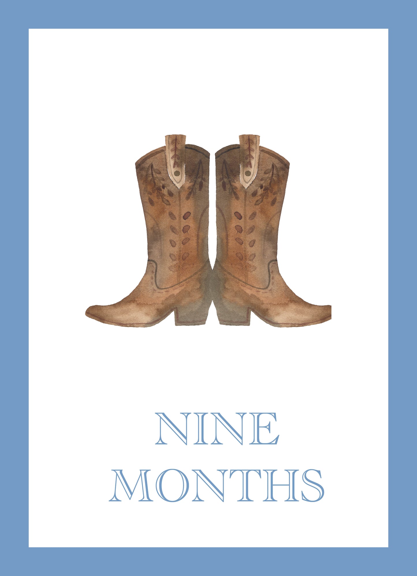 Baby Boy Milestone Cards