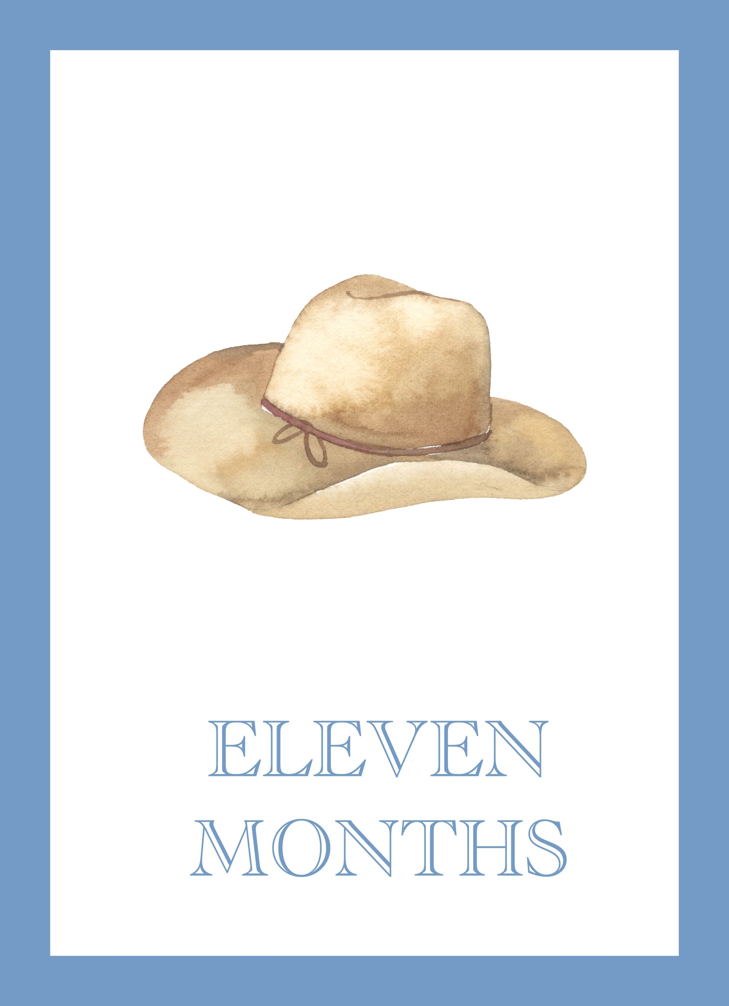 Baby Boy Milestone Cards
