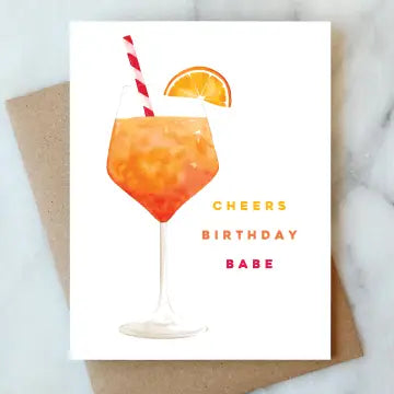 Aperol Spritz Greeting Card