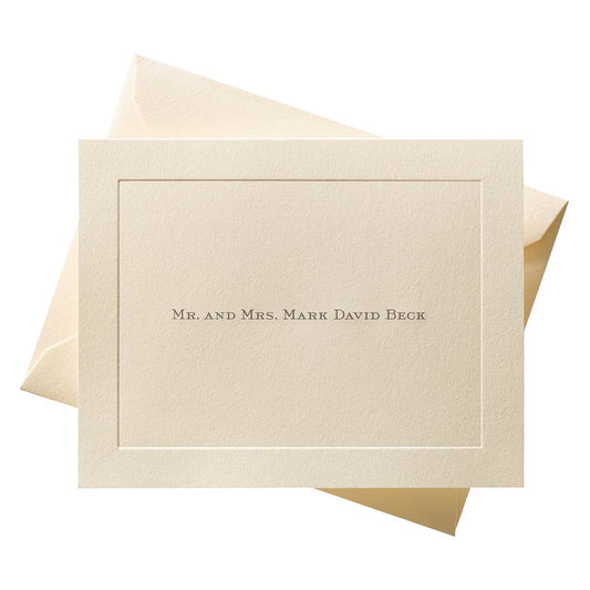 folded mens notecard with grey