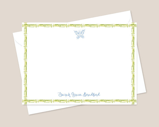 Blue Butterfly Stationery