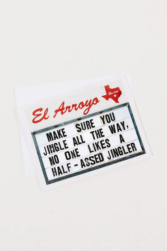 Half-Assed Jingler Card