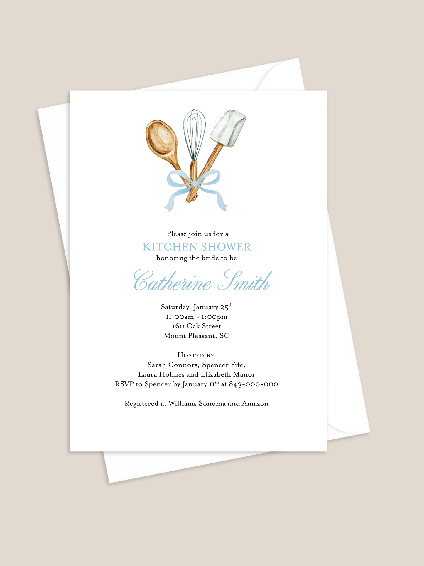 Kitchen Bridal Shower Invitation