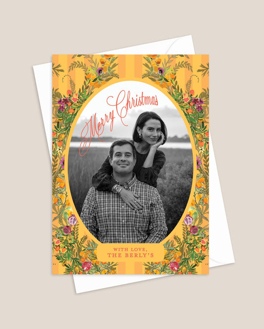 Tangerine Christmas Card