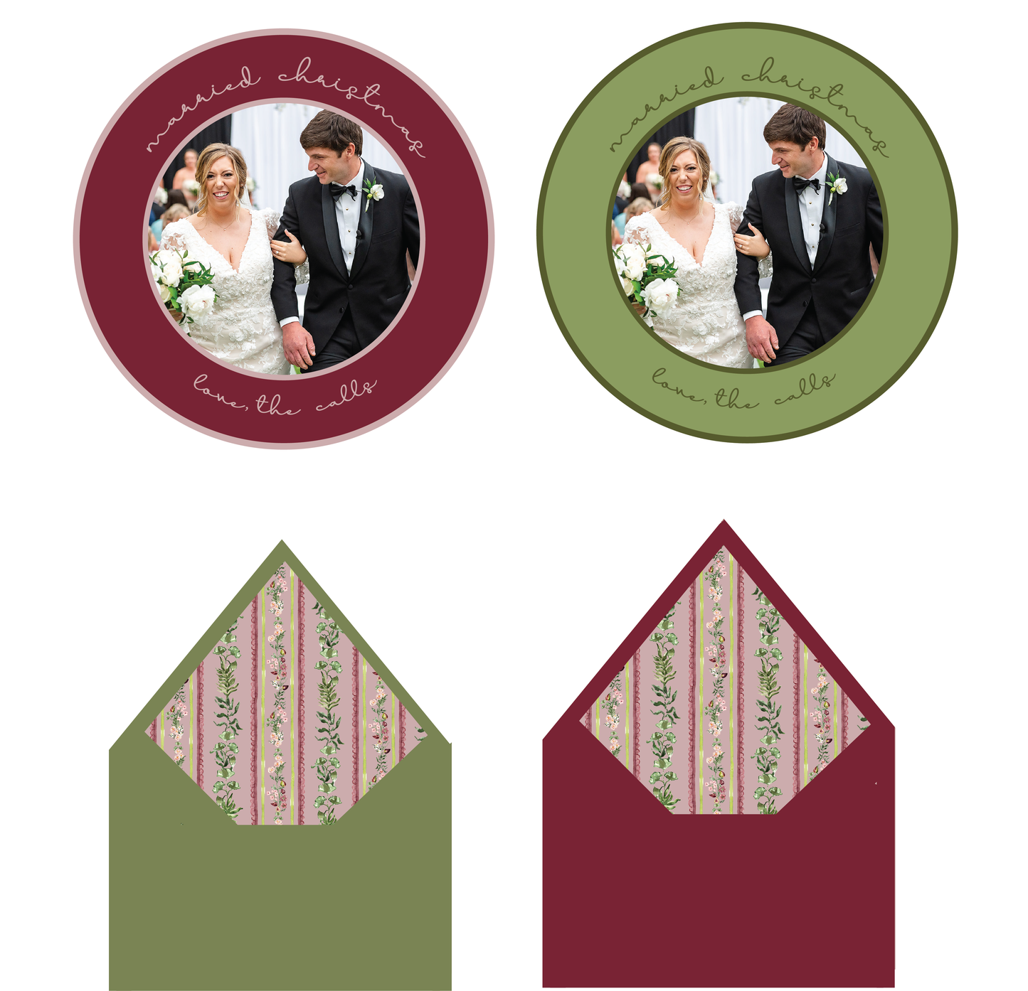 Circle Christmas Card