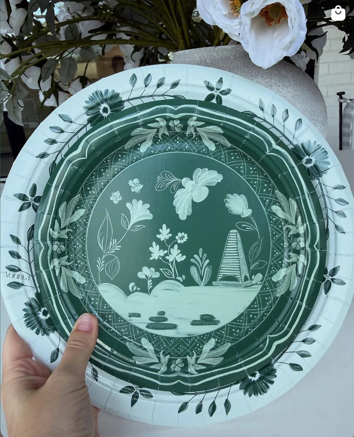 Forest Beachside Pavilion Dessert Plate - 8 pack